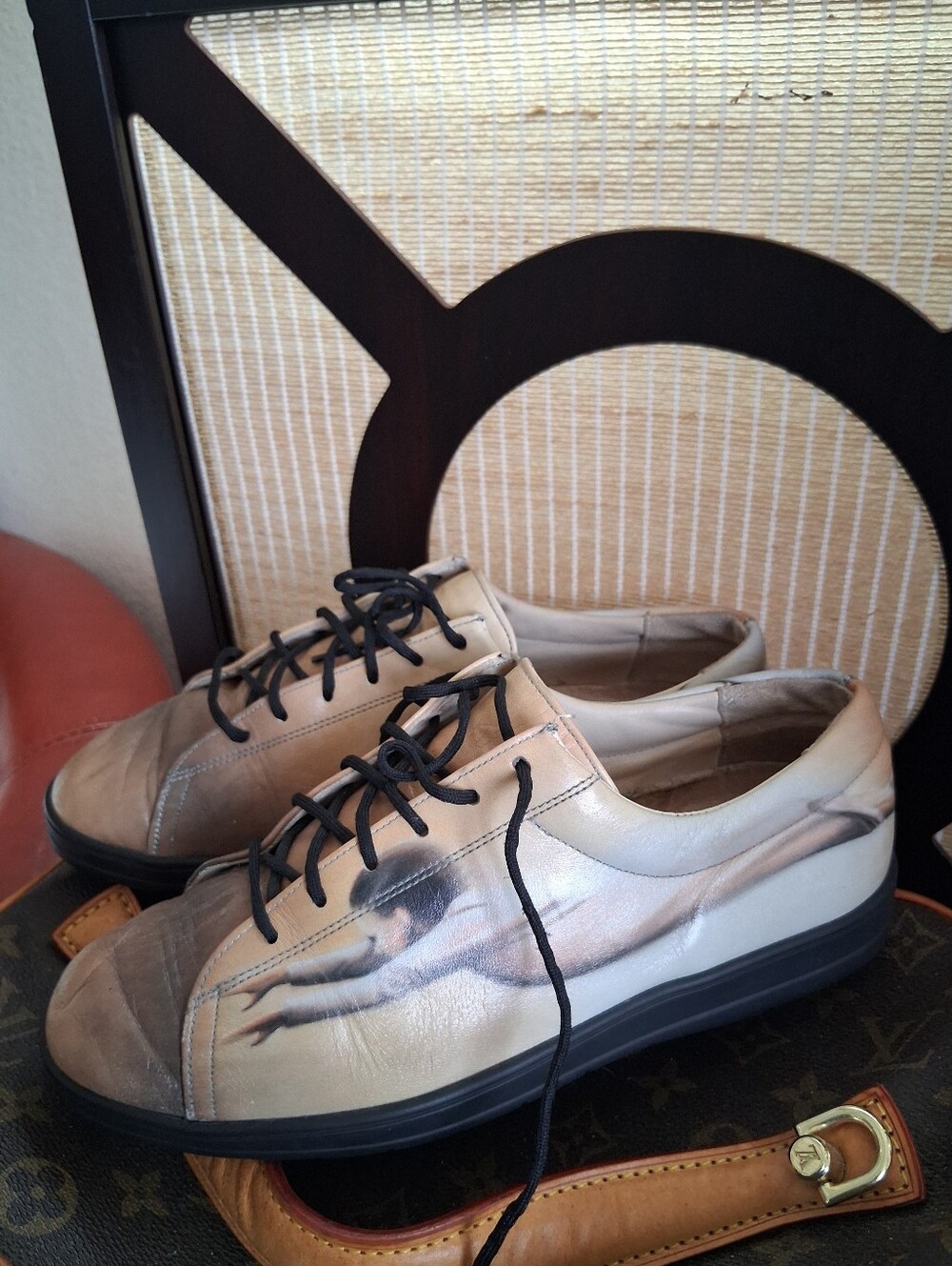 RARE Andy Warhol Leather Shoes